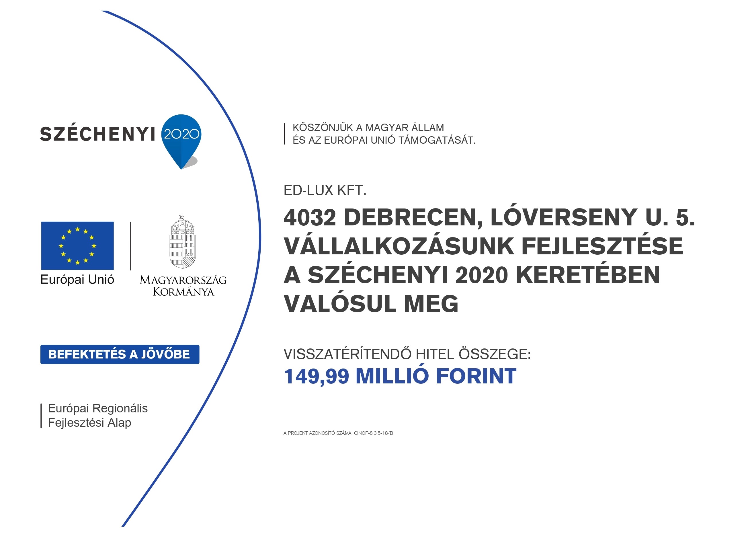 Széchenyi Terv Széchenyi Terv